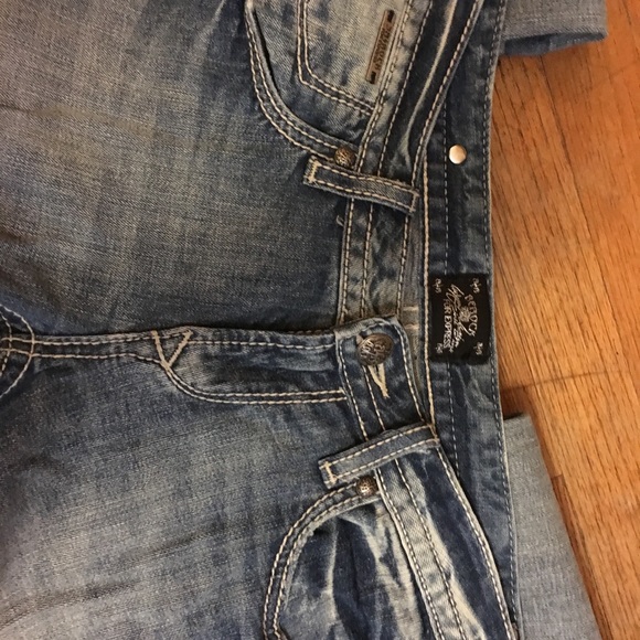 ReRock Jeans by Express Size 4 Destroyed - Picture 4 of 6
